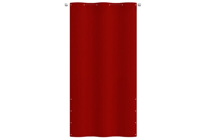 Balkongskärm röd 120x240 cm oxfordtyg - Röd - Skärmskydd & vindskydd