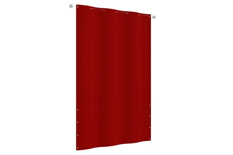 Balkongskärm röd 140x240 cm oxfordtyg - Röd - Utemöbler - Solskydd - Skärmskydd & vindskydd