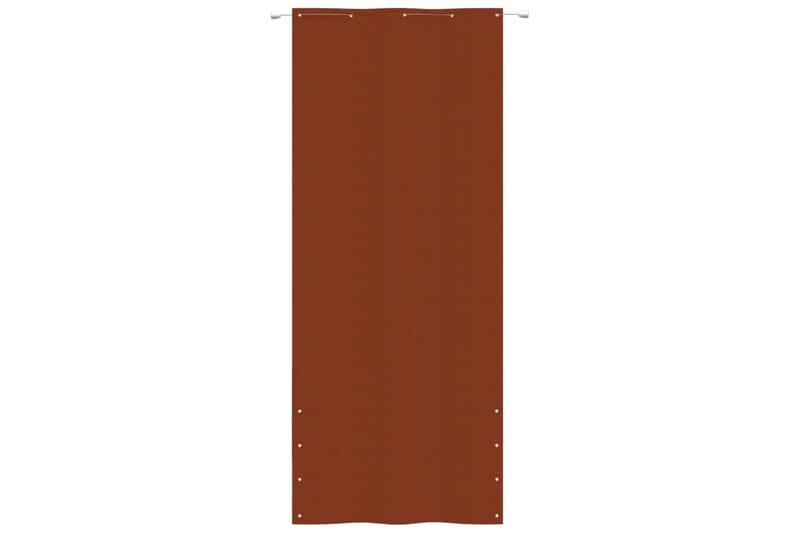 Balkongskärm terrakotta 100x240 cm oxfordtyg - Terrakotta - Skärmskydd & vindskydd