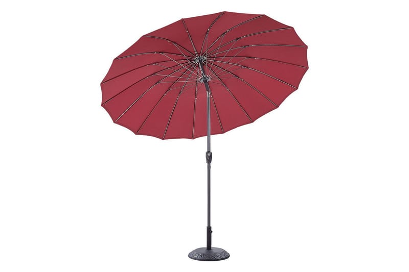 Faenza Parasoll 255 cm - Röd/Svart - Utemöbler - Solskydd - Parasoll - Balkongparasoll