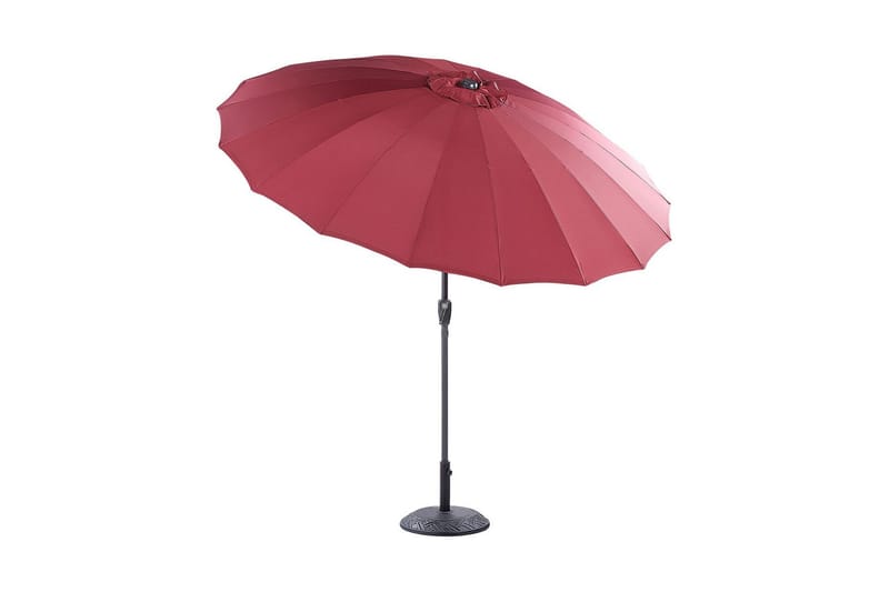 FAENZA Parasoll 255 cm Röd/Svart - Utemöbler - Solskydd - Parasoll