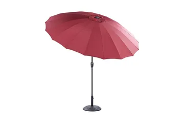 Faenza Parasoll 255 cm - Röd/Svart - Utemöbler - Solskydd - Parasoll - Balkongparasoll