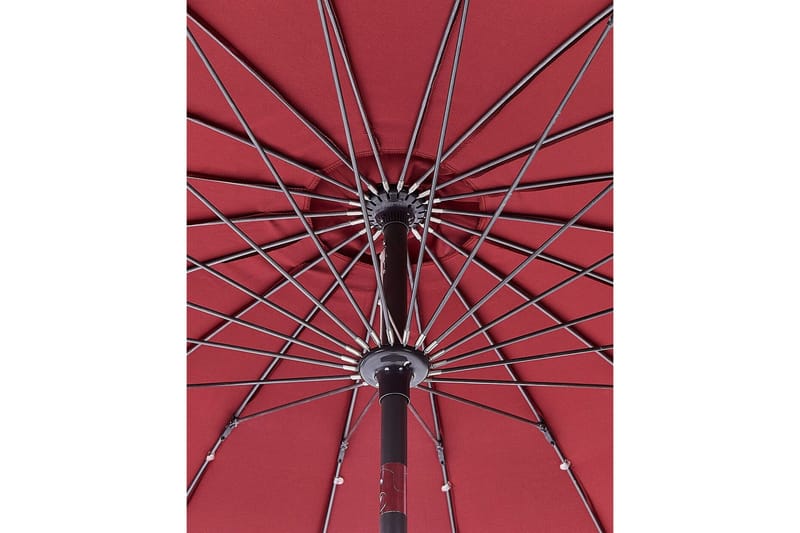 Faenza Parasoll 255 cm - Röd/Svart - Utemöbler - Solskydd - Parasoll - Balkongparasoll