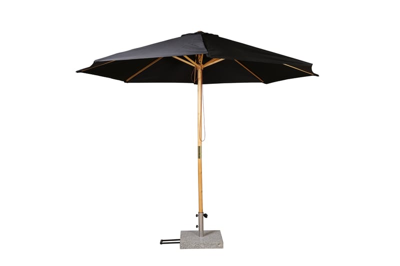 IXOS Parasoll 300 cm Svart/natur - Parasoll