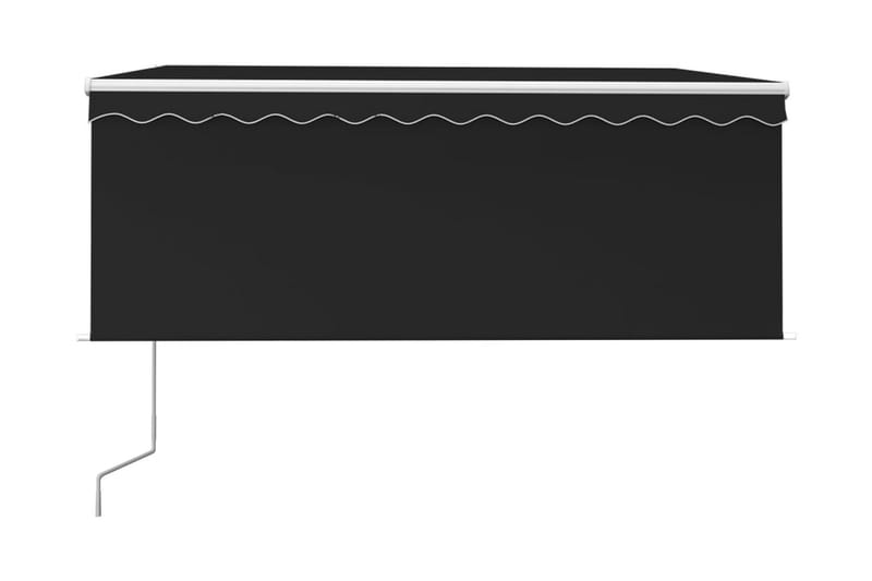 Automatiserad markis med rullgardin 3x2,5m cm antracit - Antracit - Fönstermarkis - Markiser