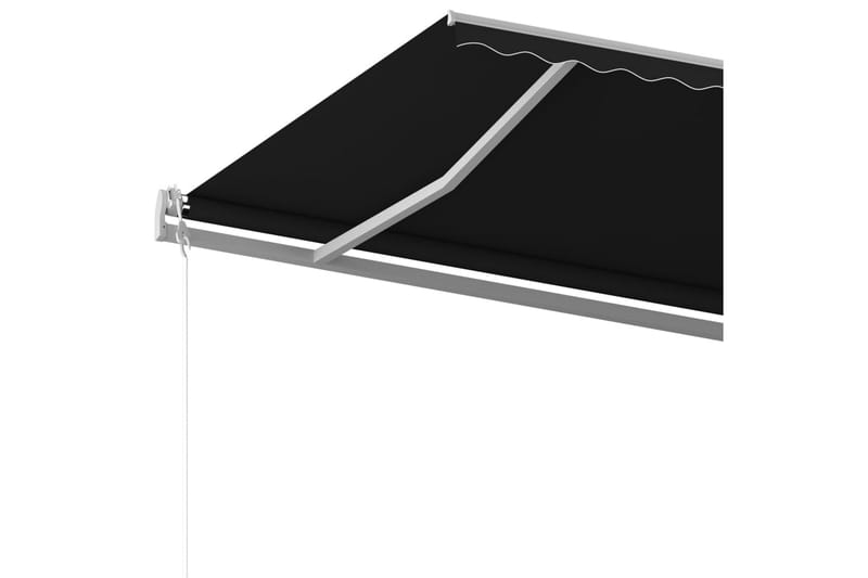 Automatisk markis 600x350 cm antracit - Antracit - Utemöbler - Solskydd - Markiser