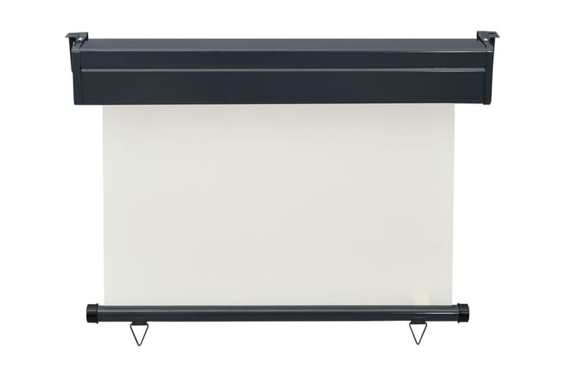 Balkongmarkis 100x250 cm gräddvit - Vit - Utemöbler - Solskydd - Markiser - Fönstermarkis