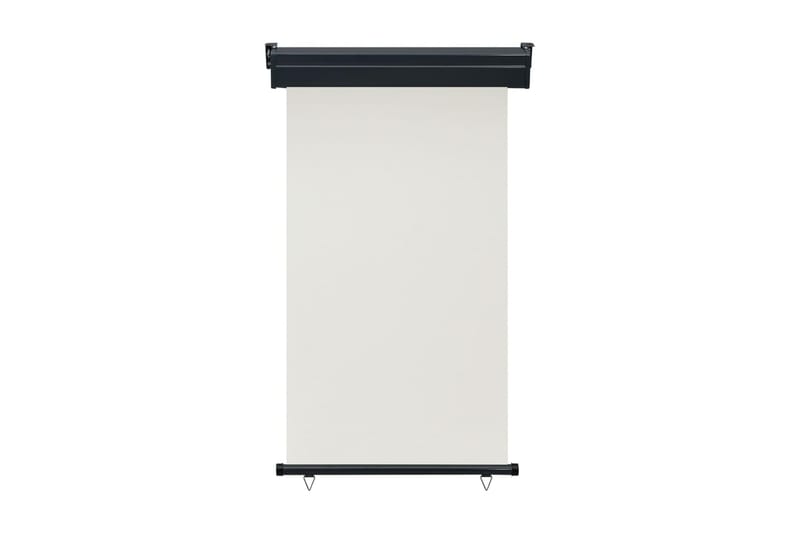Balkongmarkis 100x250 cm gräddvit - Vit - Utemöbler - Solskydd - Markiser - Fönstermarkis