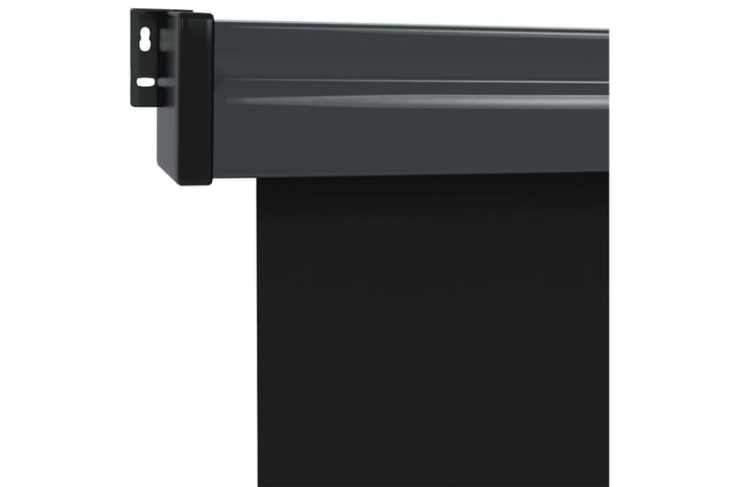Balkongmarkis 117x250 cm svart - Svart - Markiser - Fönstermarkis