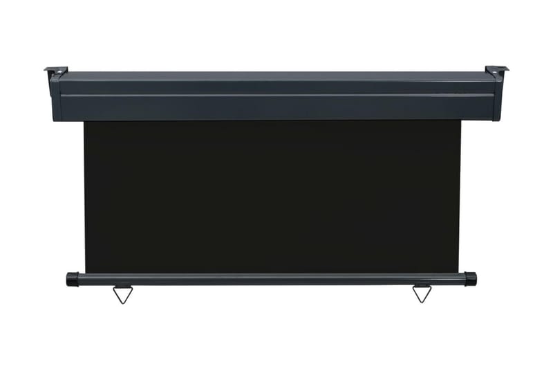 Balkongmarkis 140x250 cm svart - Svart - Utemöbler - Solskydd - Markiser - Fönstermarkis