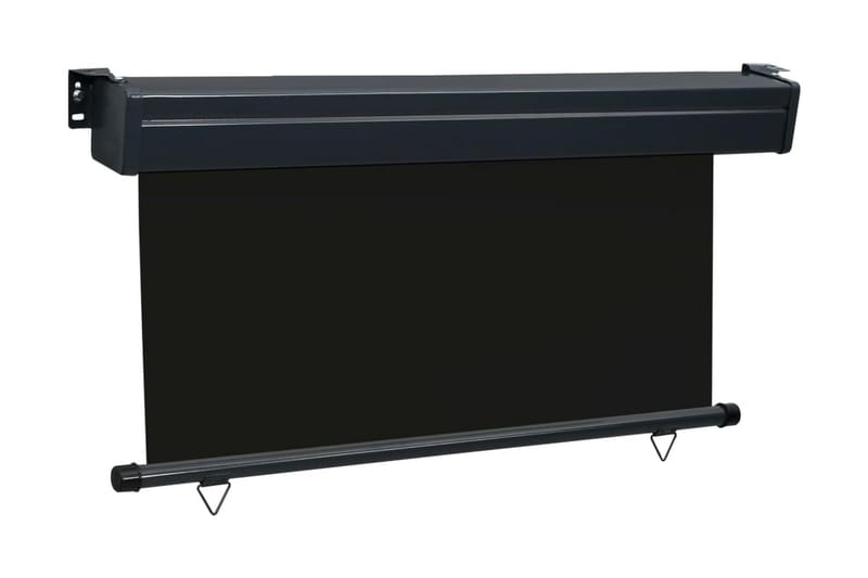 Balkongmarkis 140x250 cm svart - Svart - Utemöbler - Solskydd - Markiser - Fönstermarkis