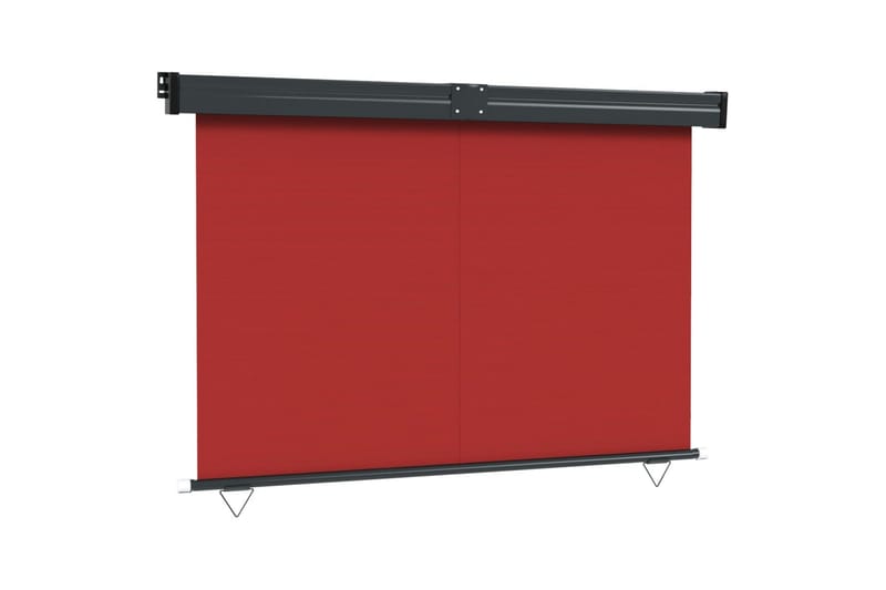 Balkongmarkis 170x250 cm röd - Röd - Markiser - Sidomarkis - Skärmskydd & vindskydd