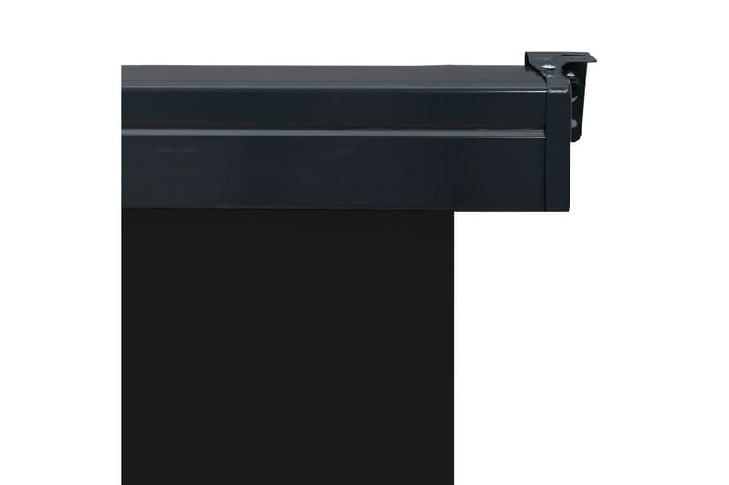 Balkongmarkis 60x250 cm svart - Svart - Utemöbler - Solskydd - Markiser - Fönstermarkis