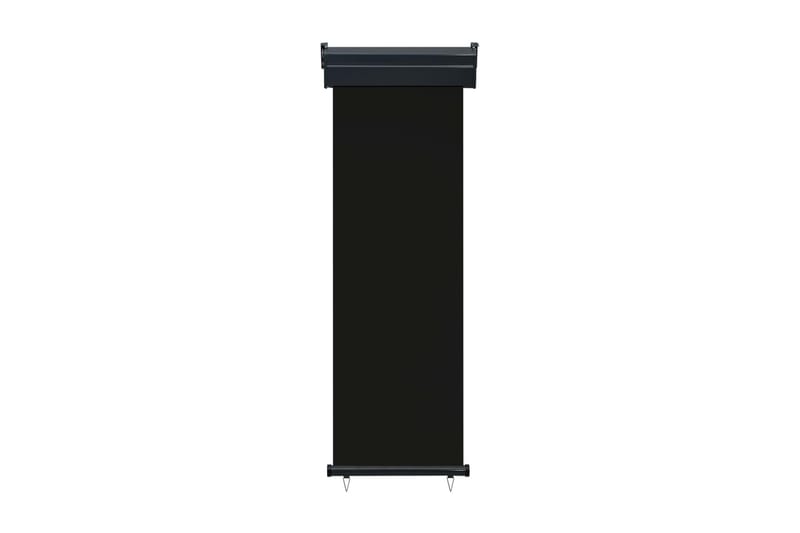 Balkongmarkis 60x250 cm svart - Svart - Utemöbler - Solskydd - Markiser - Fönstermarkis