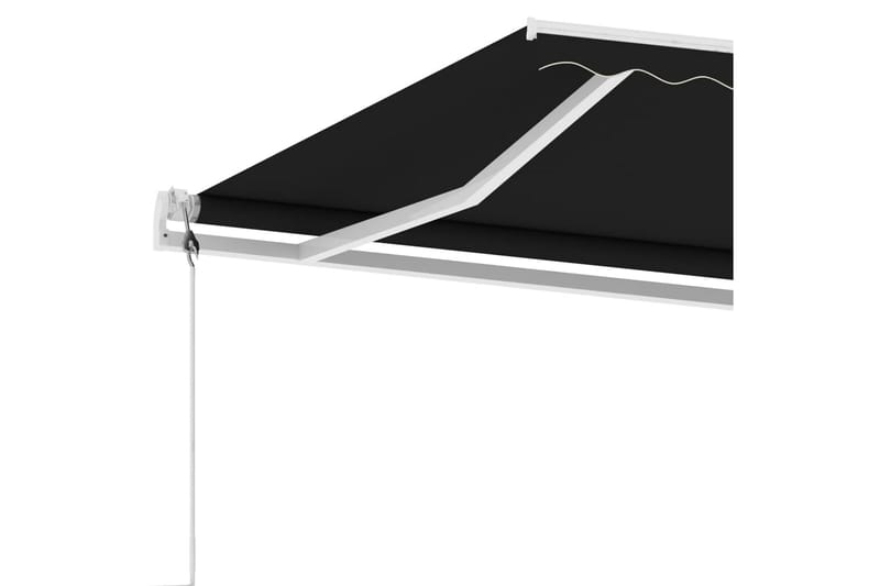 Fristående markis automatisk 300x250 cm antracit - Grå - Utemöbler - Solskydd - Markiser