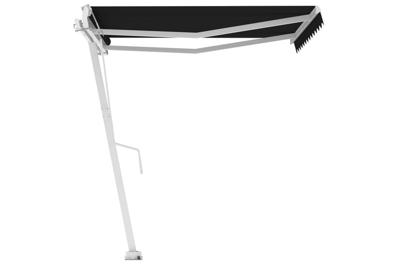 Fristående markis automatisk 300x250 cm antracit - Grå - Utemöbler - Solskydd - Markiser
