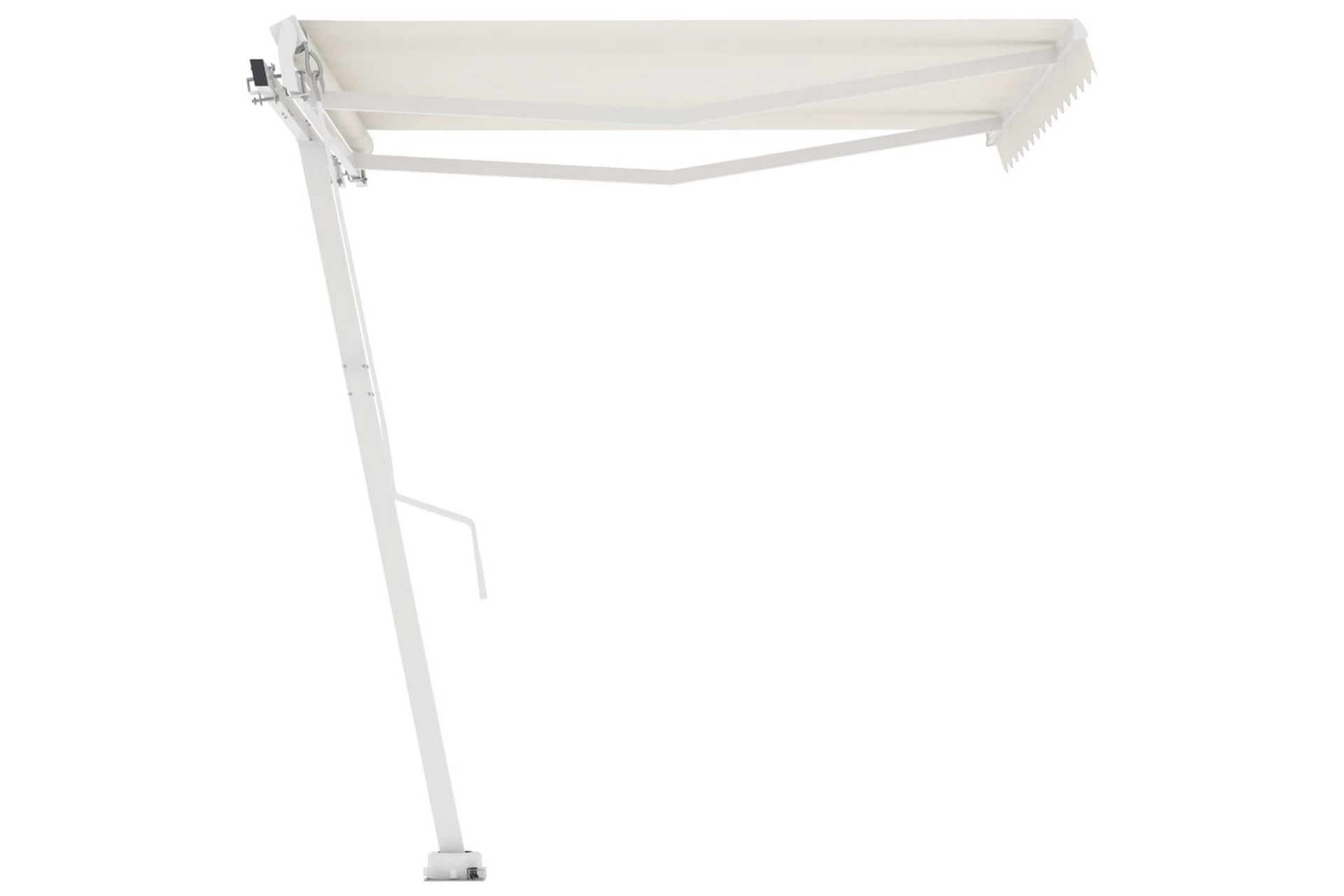 Fristående markis automatisk 300x250 cm gräddvit - Vit - Utemöbler - Solskydd - Markiser