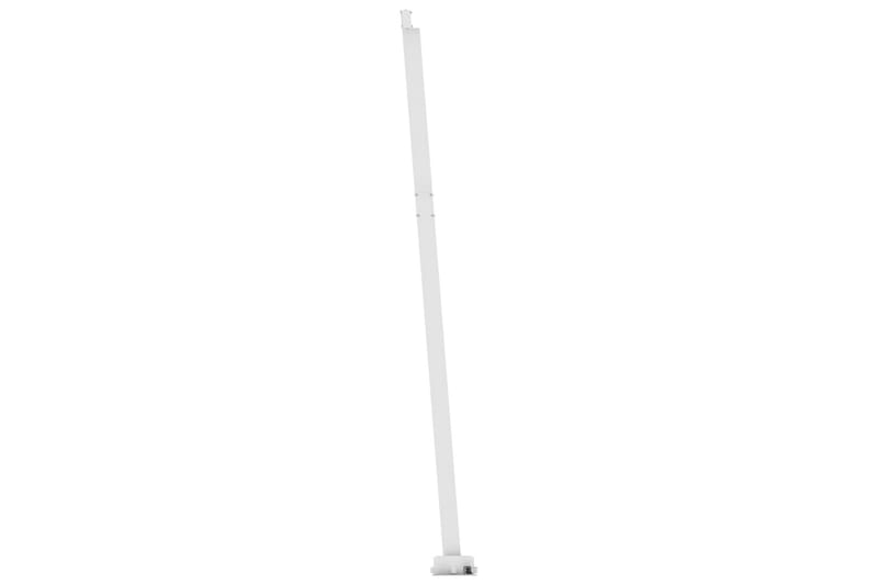 Fristående markis automatisk 300x250 cm gul/vit - Gul - Utemöbler - Solskydd - Markiser
