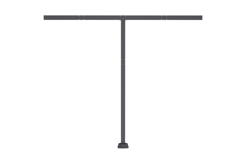 Fristående markis manuellt infällbar 300x250 cm antracit - Grå - Utemöbler - Solskydd - Markiser