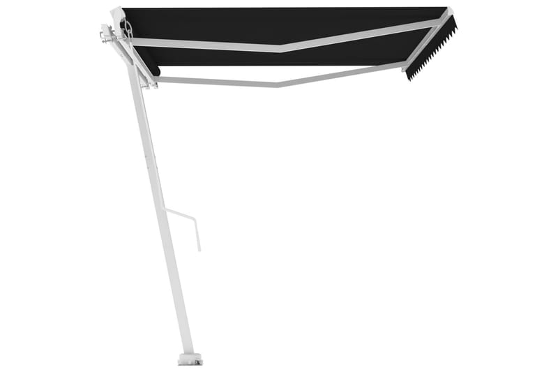 Fristående markis manuellt infällbar 400x300 cm antracit - Grå - Utemöbler - Solskydd - Markiser
