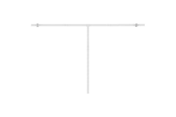 Fristående markis manuellt infällbar 450x300 cm gräddvit - Vit - Utemöbler - Solskydd - Markiser