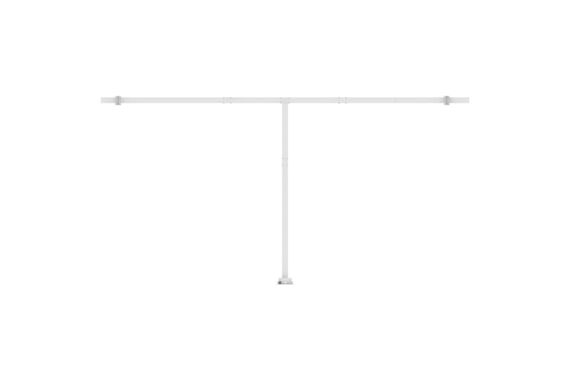Fristående markis manuellt infällbar 600x350 cm antracit - Grå - Utemöbler - Solskydd - Markiser