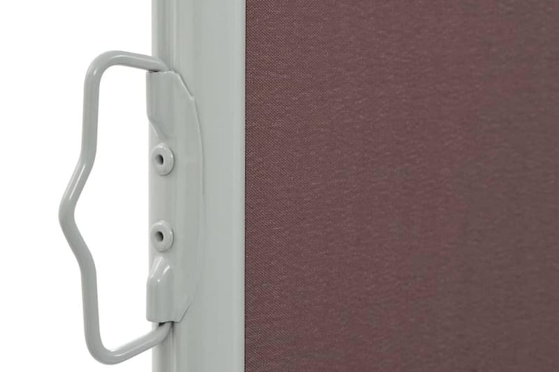 Infällbar sidomarkis 100x300 cm brun - Brun - Utemöbler - Solskydd - Markiser - Sidomarkis