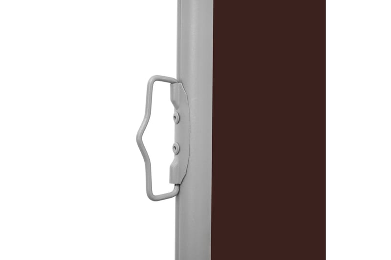 Infällbar sidomarkis 100x300 cm brun - Brun - Utemöbler - Solskydd - Markiser - Sidomarkis