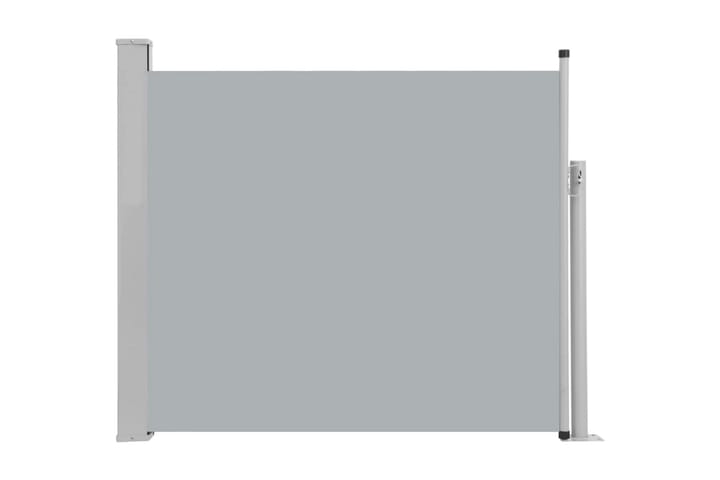 Infällbar sidomarkis 100x300 cm grå - Grå - Markiser - Sidomarkis - Skärmskydd & vindskydd