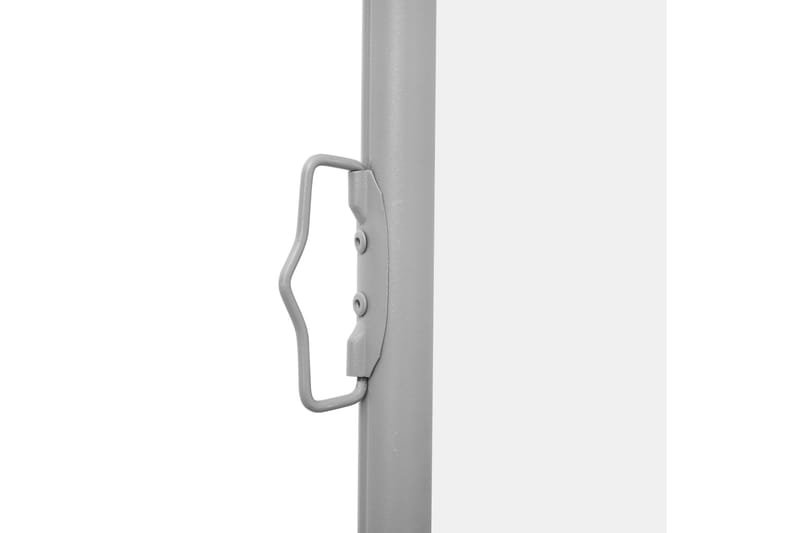 Infällbar sidomarkis 100x300 cm gräddvit - Vit - Utemöbler - Solskydd - Markiser - Sidomarkis