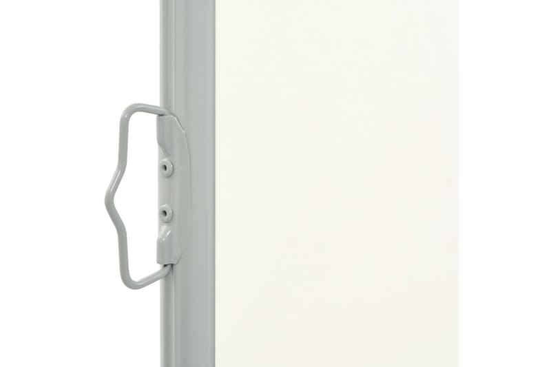 Infällbar sidomarkis 100x300 cm gräddvit - Vit - Utemöbler - Solskydd - Markiser - Sidomarkis