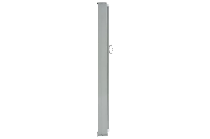 Infällbar sidomarkis 100x300 cm gräddvit - Vit - Utemöbler - Solskydd - Markiser - Sidomarkis