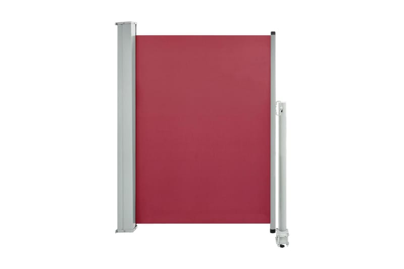 Infällbar sidomarkis 100x300 cm röd - Röd - Utemöbler - Solskydd - Markiser - Sidomarkis