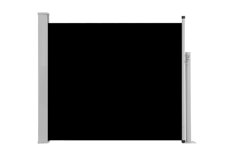 Infällbar sidomarkis 100x300 cm svart - Markiser - Sidomarkis - Skärmskydd & vindskydd