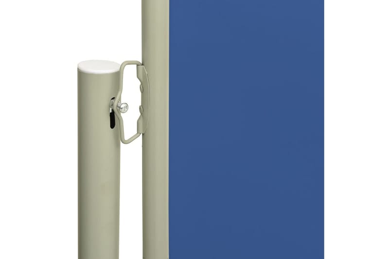 Infällbar sidomarkis 117x500 cm blå - Blå - Markiser - Sidomarkis - Skärmskydd & vindskydd
