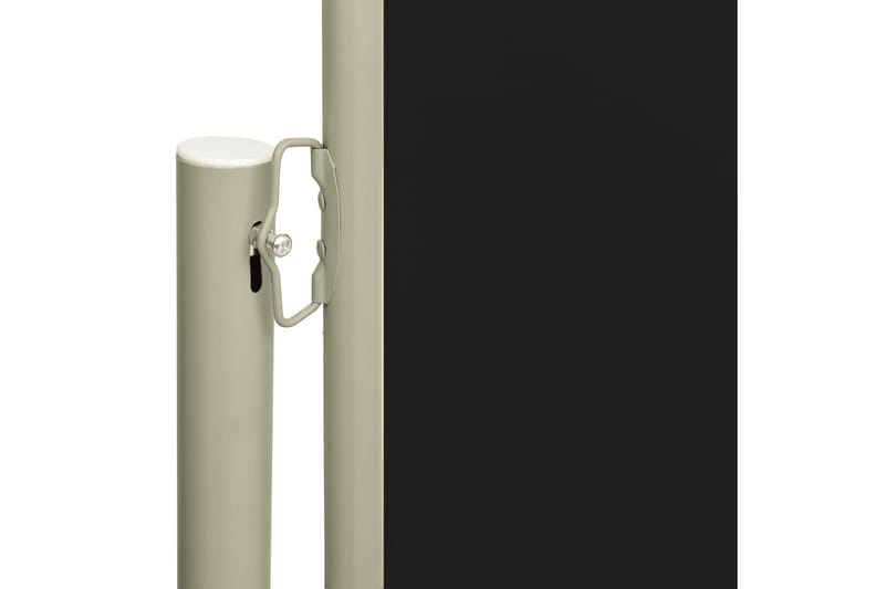 Infällbar sidomarkis 117x500 cm svart - Svart - Markiser - Sidomarkis - Skärmskydd & vindskydd
