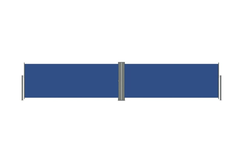 Infällbar sidomarkis 117x600 cm blå - Blå - Sidomarkis - Skärmskydd & vindskydd - Markiser