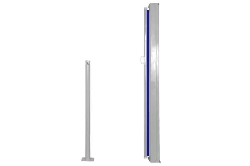 Infällbar sidomarkis 120x300 cm blå - Blå - Sidomarkis - Skärmskydd & vindskydd - Markiser