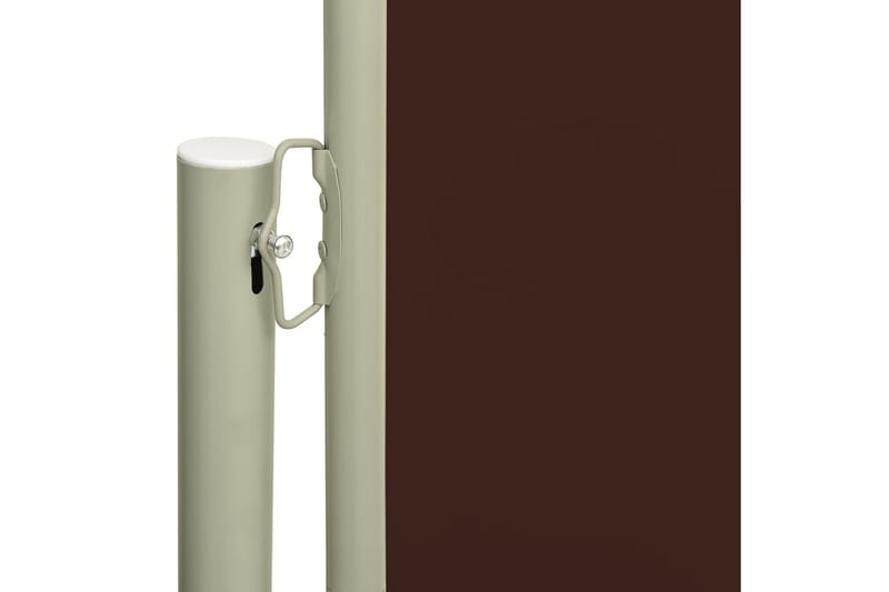 Infällbar sidomarkis 140x300 cm brun - Brun - Utemöbler - Solskydd - Markiser - Sidomarkis