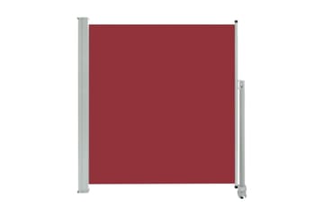 Infällbar sidomarkis 140x300 cm röd