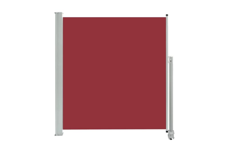 Infällbar sidomarkis 140x300 cm röd - Röd - Utemöbler - Solskydd - Markiser - Sidomarkis
