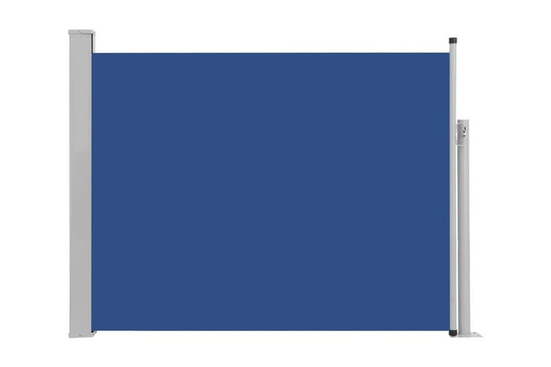 Infällbar sidomarkis 140x500 cm blå - Blå - Utemöbler - Solskydd - Markiser - Sidomarkis