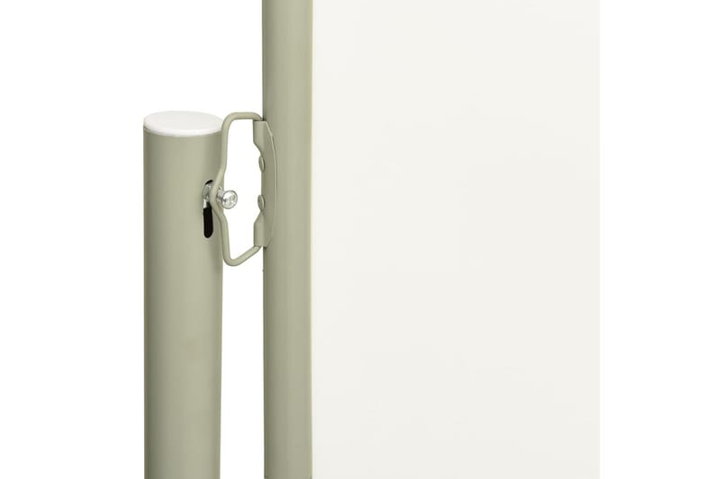 Infällbar sidomarkis 140x600 cm gräddvit - Vit - Utemöbler - Solskydd - Markiser - Sidomarkis