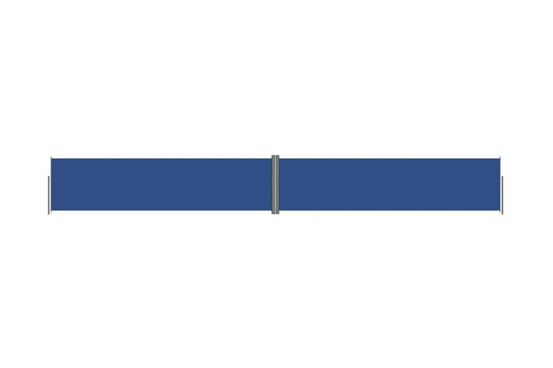 Infällbar sidomarkis 160x1200 cm blå - Blå - Sidomarkis - Skärmskydd & vindskydd - Markiser