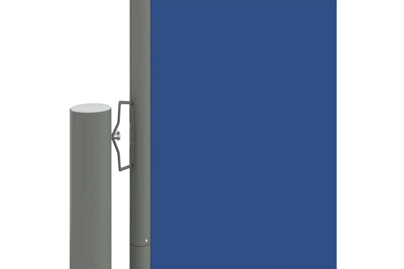 Infällbar sidomarkis 160x1200 cm blå - Blå - Sidomarkis - Skärmskydd & vindskydd - Markiser