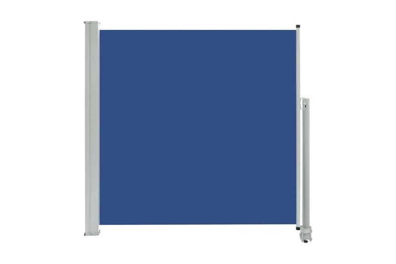 Infällbar sidomarkis 160x300 cm blå - Blå - Markiser - Sidomarkis - Skärmskydd & vindskydd