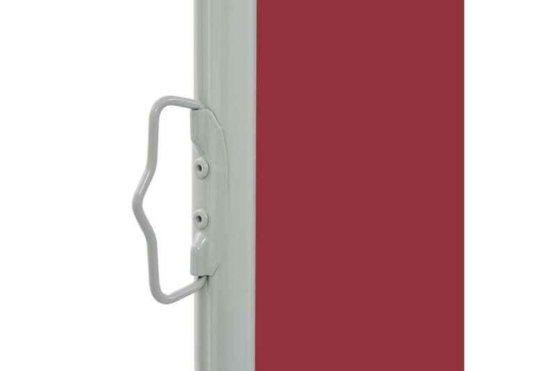 Infällbar sidomarkis 160x300 cm röd - Röd - Utemöbler - Solskydd - Markiser - Sidomarkis