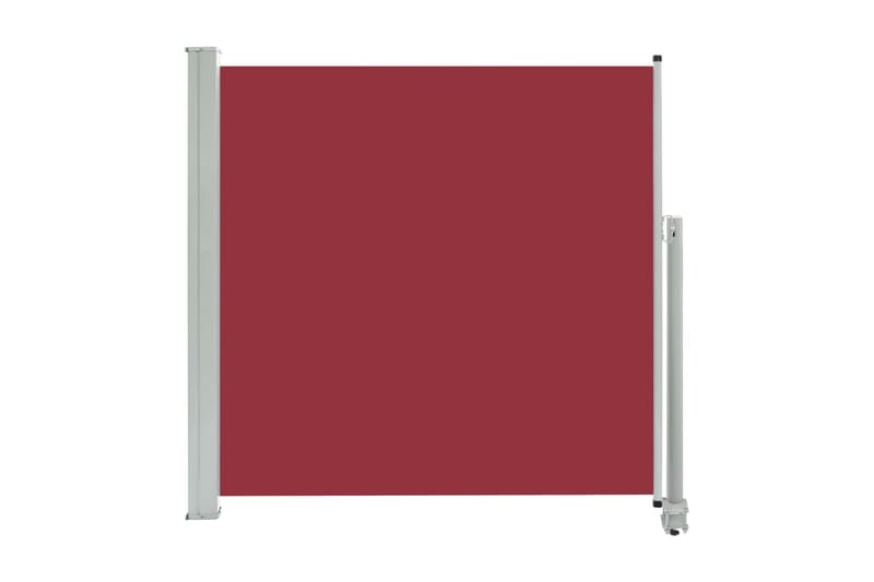 Infällbar sidomarkis 160x300 cm röd - Röd - Utemöbler - Solskydd - Markiser - Sidomarkis