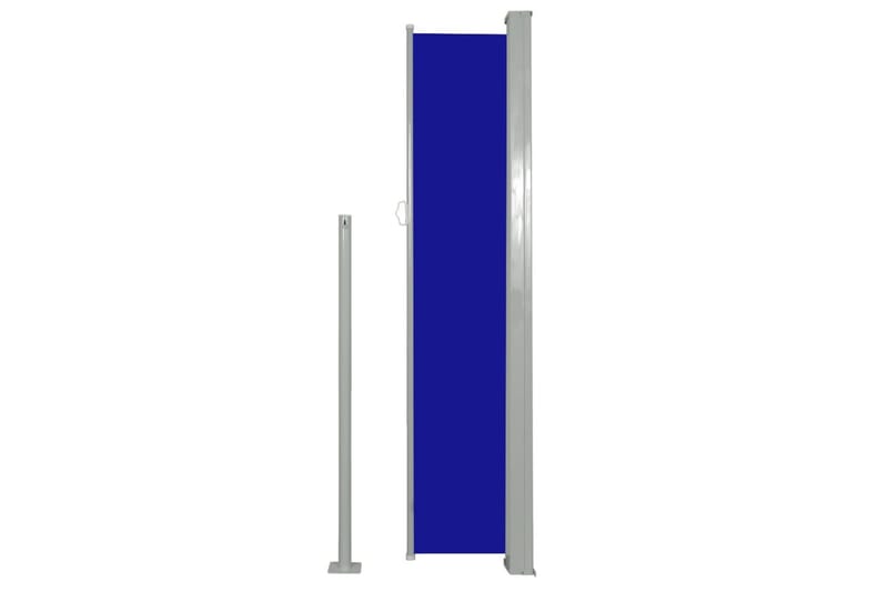 Infällbar sidomarkis 160x500 cm blå - Blå - Sidomarkis - Skärmskydd & vindskydd - Markiser