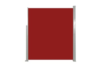 Infällbar sidomarkis 160x500 cm röd